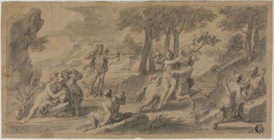 Centauren Nessus flygning med Dejanina av Francois Verdier