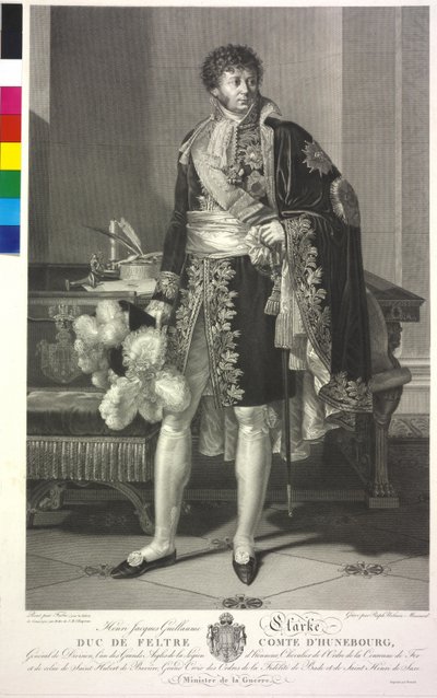 Hertigen av Feltre Clarke (etsning) av Francois Xavier Fabre