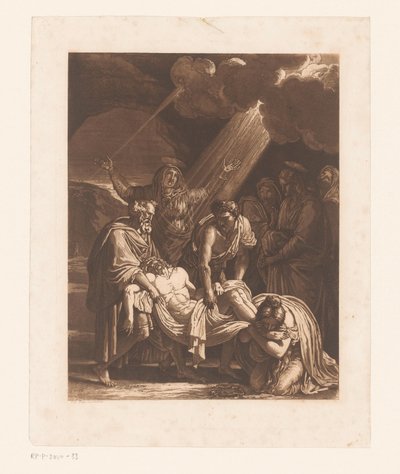 Kristi begravning av Francois Xavier Fabre