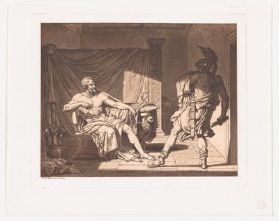 Marius vid Minturnae, ca. 1796-1800. av Francois Xavier Fabre