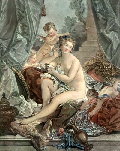 Venus toalett av Francois after Boucher