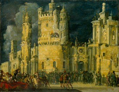 Ett kvinnligt helgons martyrskap, tidigt 1600-tal av Francois de Nome