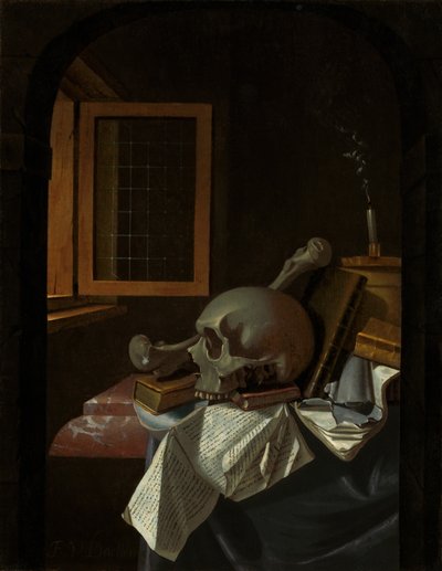 Vanity Still Life, c. 1650 av Francois van Daellen