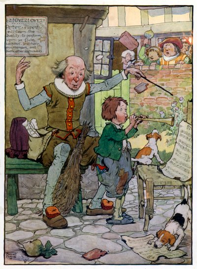 Illustration till The Story of Tom The Piper