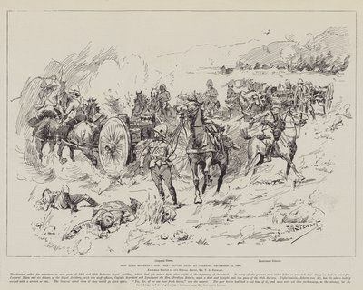 Hur Lord Roberts son föll och räddade Guns vid Colenso, 15 december 1899 av Frank Algenon Stewart
