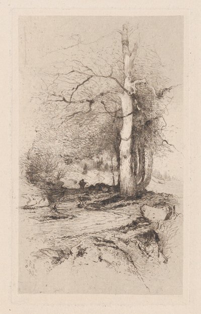 Landskap, 1890. av Frank Anderson