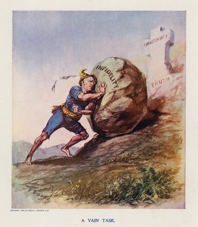 En fåfäng uppgift (färglitografi) av Frank Beard