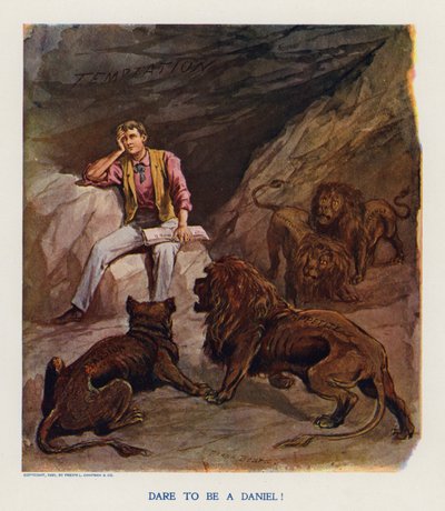 Våga vara en Daniel! (färglitografi) av Frank Beard