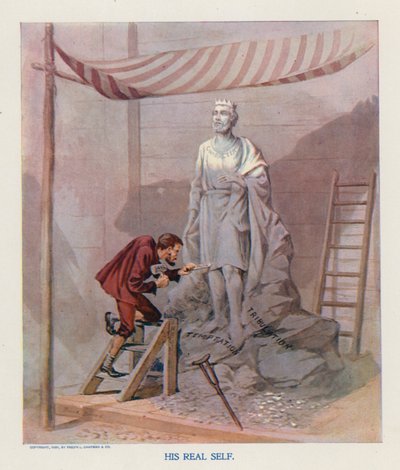 Hans verkliga jag (färglitografi) av Frank Beard