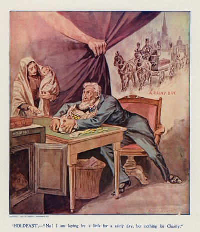 Holdfast (färglitografi) av Frank Beard