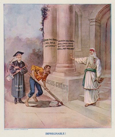 Ointaglig! (färglitografi) av Frank Beard