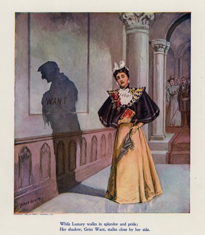 Shadowed (färglitografi) av Frank Beard