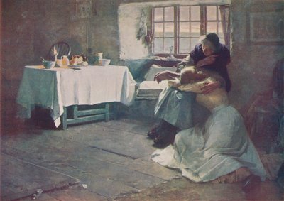 En hopplös gryning, 1888, c1915 av Frank Bramley