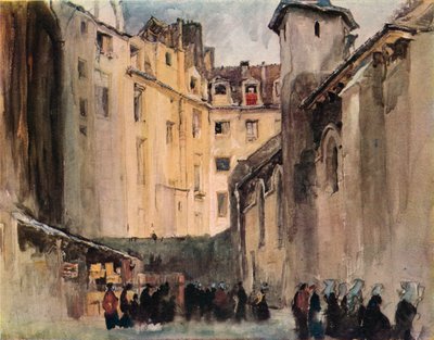 "S:t Julien-le-Pauvre-kyrkan", 1915 av Frank Brangwyn