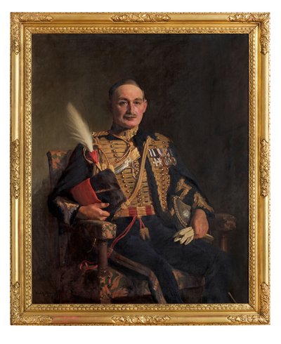 Sir Algar Henry Stafford Howard, Strumpebandskung av vapen av Frank Brooks