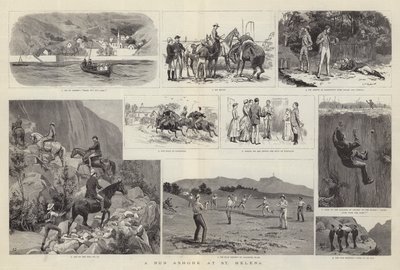 En löpning i land vid St Helena av Frank Dadd