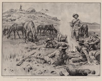 En timmes stillasittande, patrullering med Brabants häst av Frank Dadd