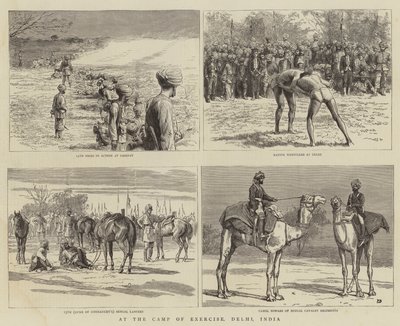 På träningslägret, Delhi, Indien av Frank Dadd