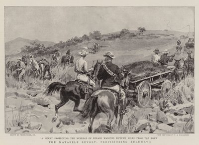 Matabele-revolten, försörjer Bulawayo av Frank Dadd
