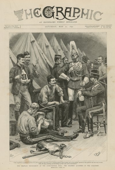 Den militära turneringen i jordbrukshallen av Frank Dadd