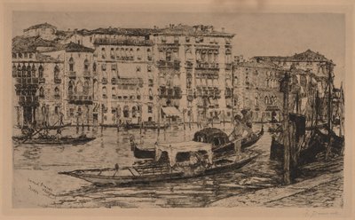 Canal Grande, Venedig av Frank Duveneck