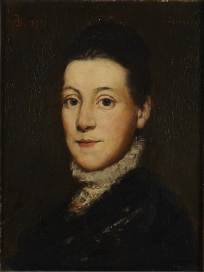 Porträtt av en kvinna av Frank Duveneck