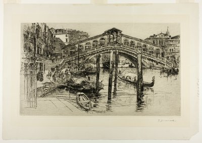 Rialto, Venedig av Frank Duveneck