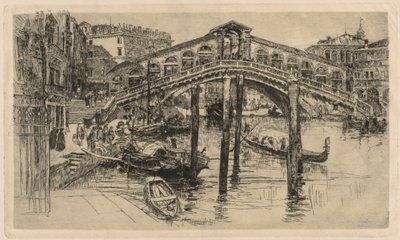 Rialto, Venedig av Frank Duveneck