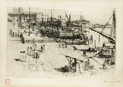 Riva, med blick mot storhertigpalatset av Frank Duveneck