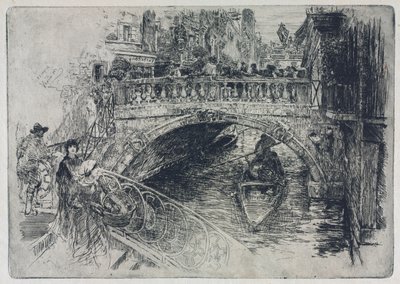 Venetianska bron av Frank Duveneck