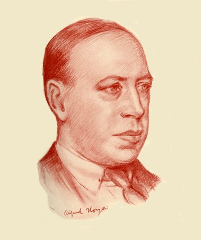 "Alfred Noyes", 1928. av Frank E Slater