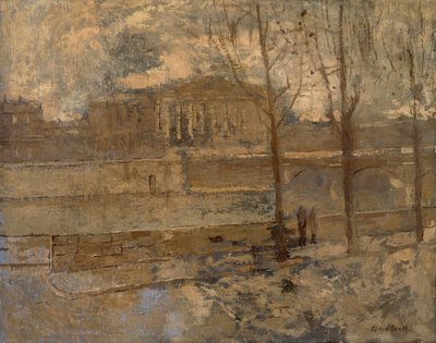 Kammarkollegiet i en dimma, n.d. av Frank Edwin Scott