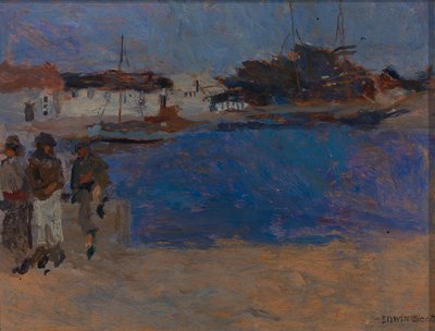 Kustlinjen runt Cherbourg av Frank Edwin Scott