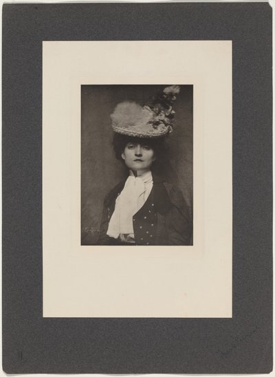 Porträtt av Miss Jones,1901 (foto) av Frank Eugene