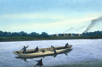 Bronsåldersbåt på Themsen av Frank Gardiner