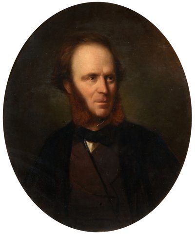 Porträtt av William Costen Aitken 1817-1876, 1870. av Frank George Jackson