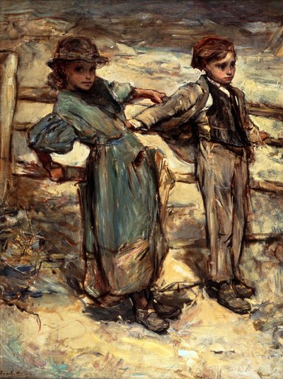 Havets barn (olja på duk) av Frank Holl