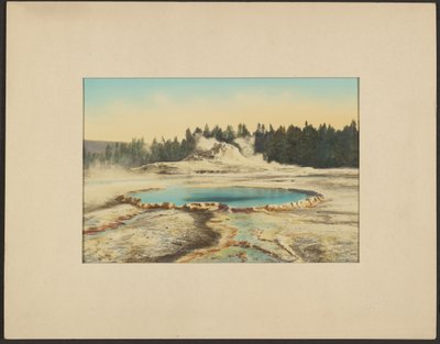 Castle Well och Castle Geyser av Frank Jay Haynes