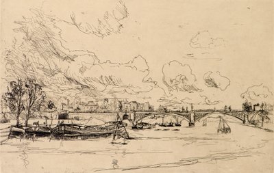 Längs kanalen, Charenton, Paris av Frank Laing