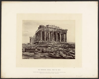 Parthenon, Aten, från väster av Frank Mason Good
