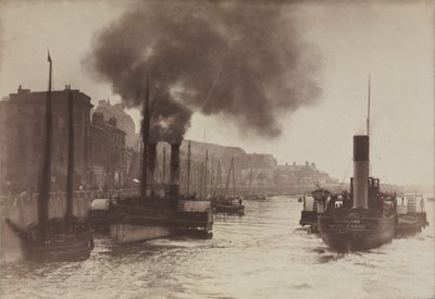 Utan titel Harbour Scene, ca. 1880. av Frank Meadow Sutcliffe