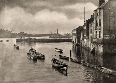 Utsikt över hamnen, Whitby, North Yorkshire, c1889 av Frank Meadow Sutcliffe