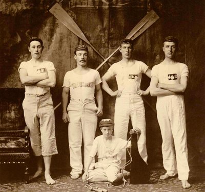 Whitby Friendship Rowing Club Crew, Whitby, England. 1901 av Frank Meadow Sutcliffe