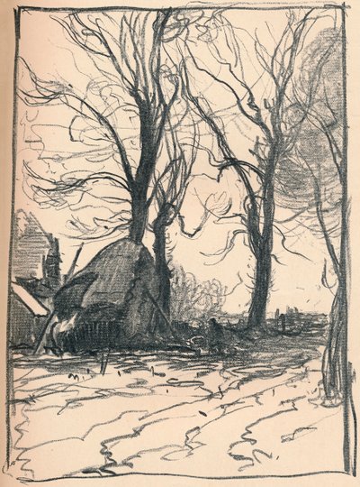 Studie av träd, Sompting, Sussex, c1800-talet av Frank Mura