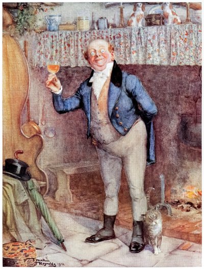 Mr Pickwick från "The Posthumous Papers of the Pickwick Club av Frank Reynolds