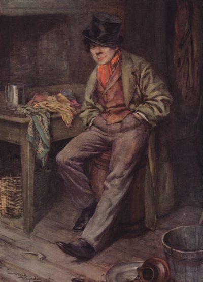 The Artful Dodger (färglitografi) av Frank Reynolds