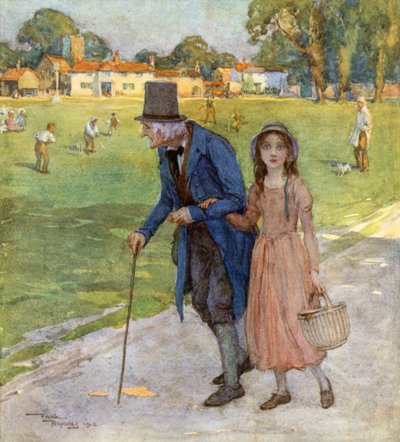 The Wayfarers (färglitografi) av Frank Reynolds