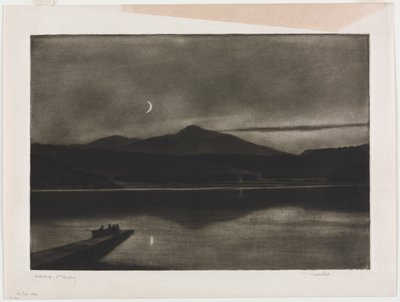 Screel Hill och Urr Water från Kypford av Frank Short