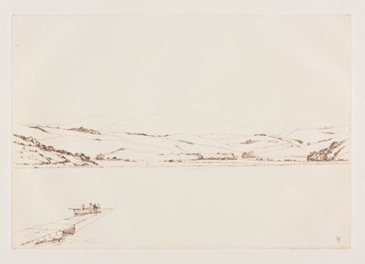 Screel Hill och Urr Water från Kypford av Frank Short