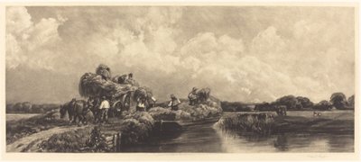 En romersk kanal av Frank Short, after Peter De Wint